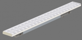 Lita-Lighting LED 1500mm pour rail 3Phases Blanc 3000K 120° 64/56/47/39W 150L/W - Image 2